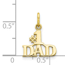 Load image into Gallery viewer, 10K &num;1 DAD Charm
