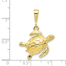 Load image into Gallery viewer, 10k Turtle Pendant
