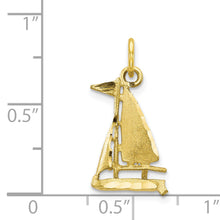 Load image into Gallery viewer, 10k Sailboat Charm
