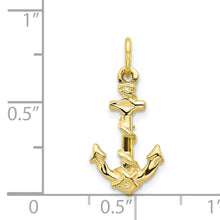 Load image into Gallery viewer, 10k Anchor Pendant
