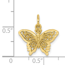 Load image into Gallery viewer, 10k Butterfly Charm
