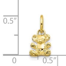 Load image into Gallery viewer, 10k 3D Teddy Bear Charm
