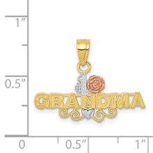 Load image into Gallery viewer, 10K Two-Tone w/White Rhodium &num;1 GRANDMA Charm
