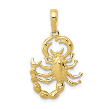 Load image into Gallery viewer, 10K Scorpion Pendant
