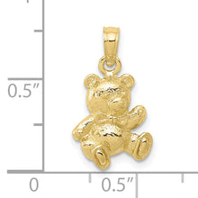 Load image into Gallery viewer, 10K Teddy Bear Charm
