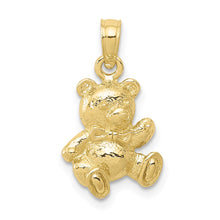Load image into Gallery viewer, 10K Teddy Bear Charm
