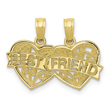 Load image into Gallery viewer, 10K BEST FRIEND 2 Piece Break-A-Part Charm
