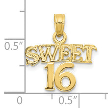 Load image into Gallery viewer, 10K SWEET 16 Pendant
