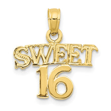 Load image into Gallery viewer, 10K SWEET 16 Pendant
