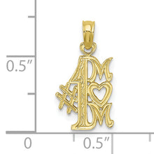 Load image into Gallery viewer, 10K &num;1 MOM Pendant
