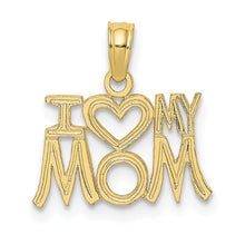 Load image into Gallery viewer, 10K I HEART MY MOM Pendant
