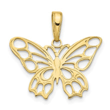 Load image into Gallery viewer, 10K Butterfly Cut-out Pendant
