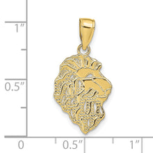 Load image into Gallery viewer, 10K Lion Head Pendant
