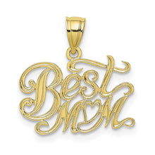 Load image into Gallery viewer, 10K BEST MOM Pendant
