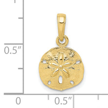 Load image into Gallery viewer, 10k Sand Dollar Pendant
