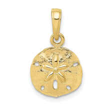 Load image into Gallery viewer, 10k Sand Dollar Pendant
