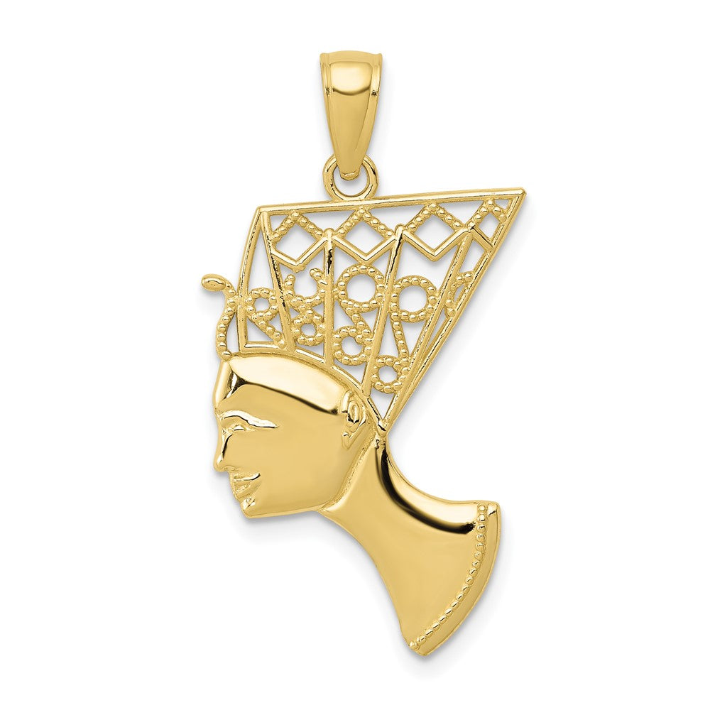 10k Nefertiti Pendant