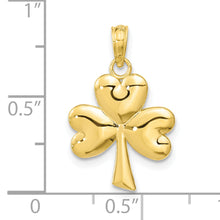 Load image into Gallery viewer, 10K 3-Leaf Clover Charm
