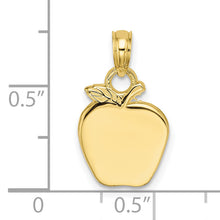 Load image into Gallery viewer, 10K Polished Apple Charm
