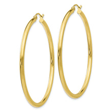 Load image into Gallery viewer, 10K Polished 2.5mm Tube Hoop Earrings
