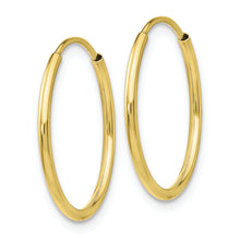 Load image into Gallery viewer, 10k Polished Endless Tube Hoop Earrings

