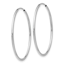 Load image into Gallery viewer, 10K White Gold Endless Hoop Earrings
