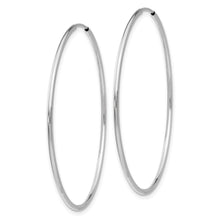 Load image into Gallery viewer, 10K White Gold Endless Hoop Earrings
