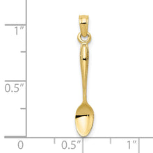 Load image into Gallery viewer, 10K 3-D Table Spoon Pendant
