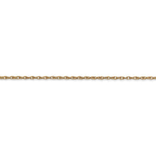 Load image into Gallery viewer, 14K 1.15mm Carded Cable Rope Chain
