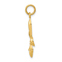 Load image into Gallery viewer, 14k Hollow Fleur De Lis Charm
