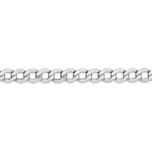 Load image into Gallery viewer, 14k WG 5.25mm Semi-Solid Curb Chain
