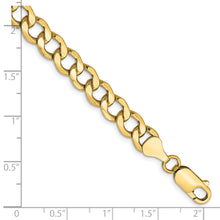 Load image into Gallery viewer, 14k 7mm Semi-Solid Curb Chain
