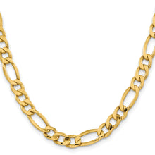 Load image into Gallery viewer, 14k 8.5mm Semi-Solid Figaro Chain
