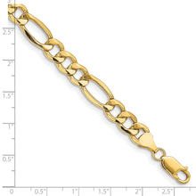 Load image into Gallery viewer, 14k 8.5mm Semi-Solid Figaro Chain
