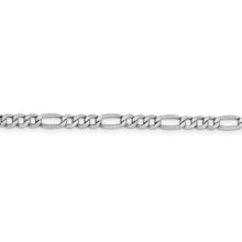 Load image into Gallery viewer, 14k WG 4.4mm Semi-Solid Figaro Chain
