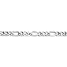 Load image into Gallery viewer, 14k WG 5.75mm Semi-Solid Figaro Chain
