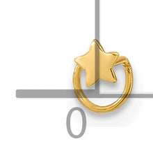 Load image into Gallery viewer, 14K 23 Gauge Star Nose Ring Body Jewelry
