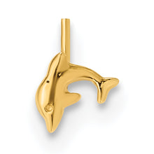 Load image into Gallery viewer, 14K 22 Gauge Dolphin Nose Ring Body Jewelry
