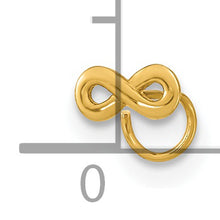 Load image into Gallery viewer, 14K 22 Gauge Infinity Nose Ring Body Jewelry
