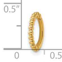 Load image into Gallery viewer, 14k 14 Gauge Beaded Cartilage Ring
