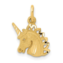 Load image into Gallery viewer, 14k Unicorn Charm
