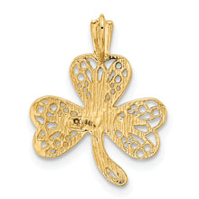 Load image into Gallery viewer, 14k Filigree Shamrock Charm
