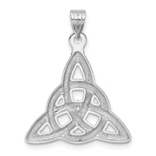 Load image into Gallery viewer, 14k White Gold Polished Trinity Knot Pendant

