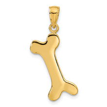 Load image into Gallery viewer, 14k Solid Polished Dog Bone Charm
