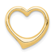 Load image into Gallery viewer, 14K Polished Heart Chain Slide
