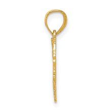 Load image into Gallery viewer, 14K Polished Floral Border Heart Pendant
