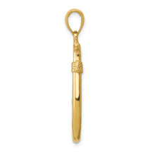 Load image into Gallery viewer, 14k 3-D Fishing Hook Pendant
