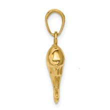 Load image into Gallery viewer, 14K Polished 3-D Dolphin Pendant
