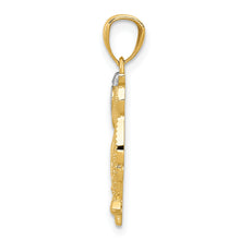 Load image into Gallery viewer, 14k w/ Rhodium Owl Pendant
