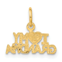 Load image into Gallery viewer, 14k I HEART MY GRANDMA Charm
